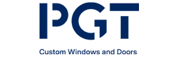 PGT logo, one of the most recognized hurricane window manufacturers in the U.S.